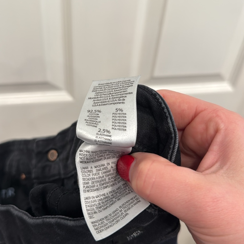 Mother The Pixie Not Guilty Dark Gray Skinny Jeans - image 8